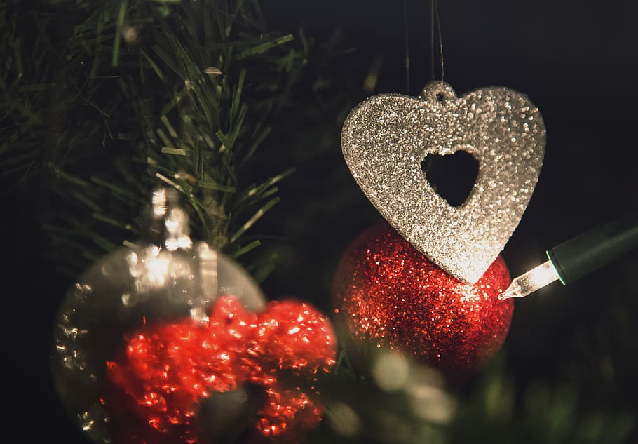 christmas, ornaments, decorations, tree, lights, festive, holidays HD wallpaper