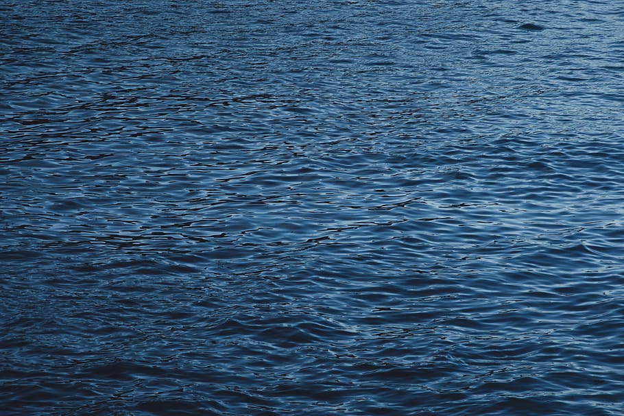 body of water, ripple, outdoors, ocean, sea, waves, texture, blue, HD wallpaper