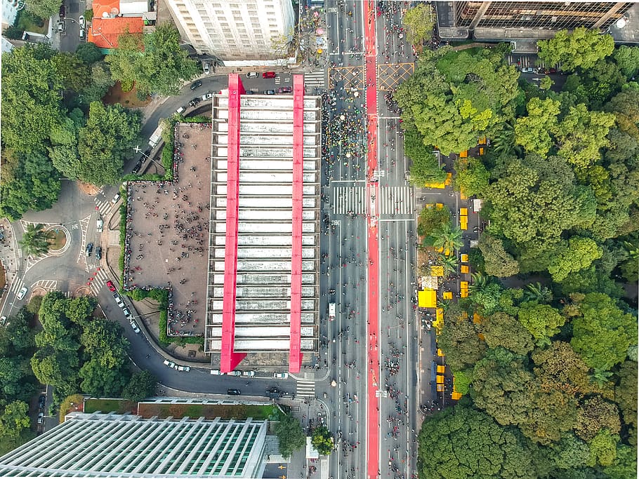 aerla., road, intersection, brazil, city, av. paulista, são paulo HD wallpaper
