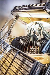 jukebox, retro, vintage, nostalgic, metal, mode of transportation HD wallpaper