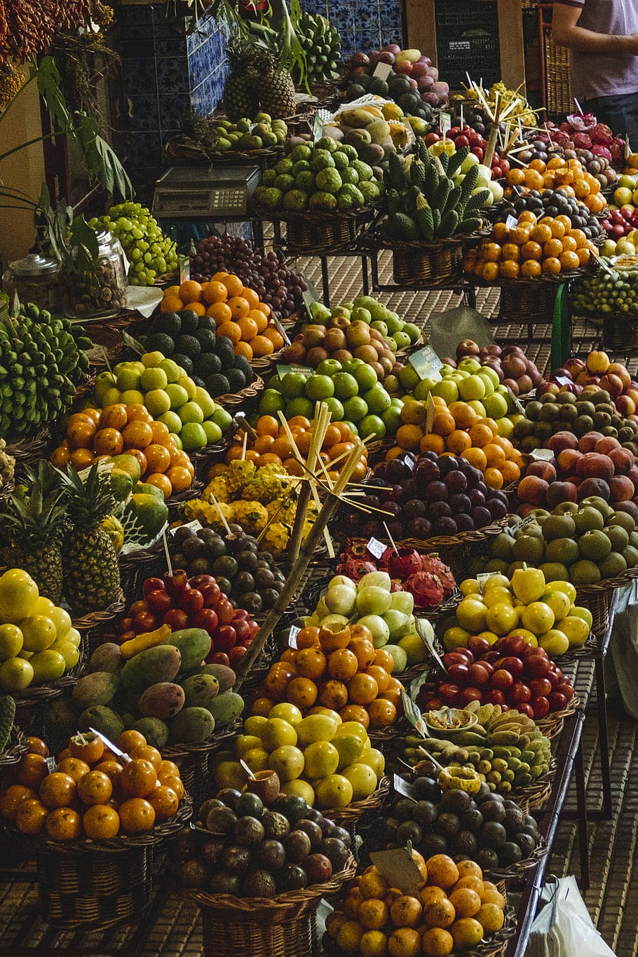 assorted fruits on display, healthy eating, food, food and drink HD wallpaper
