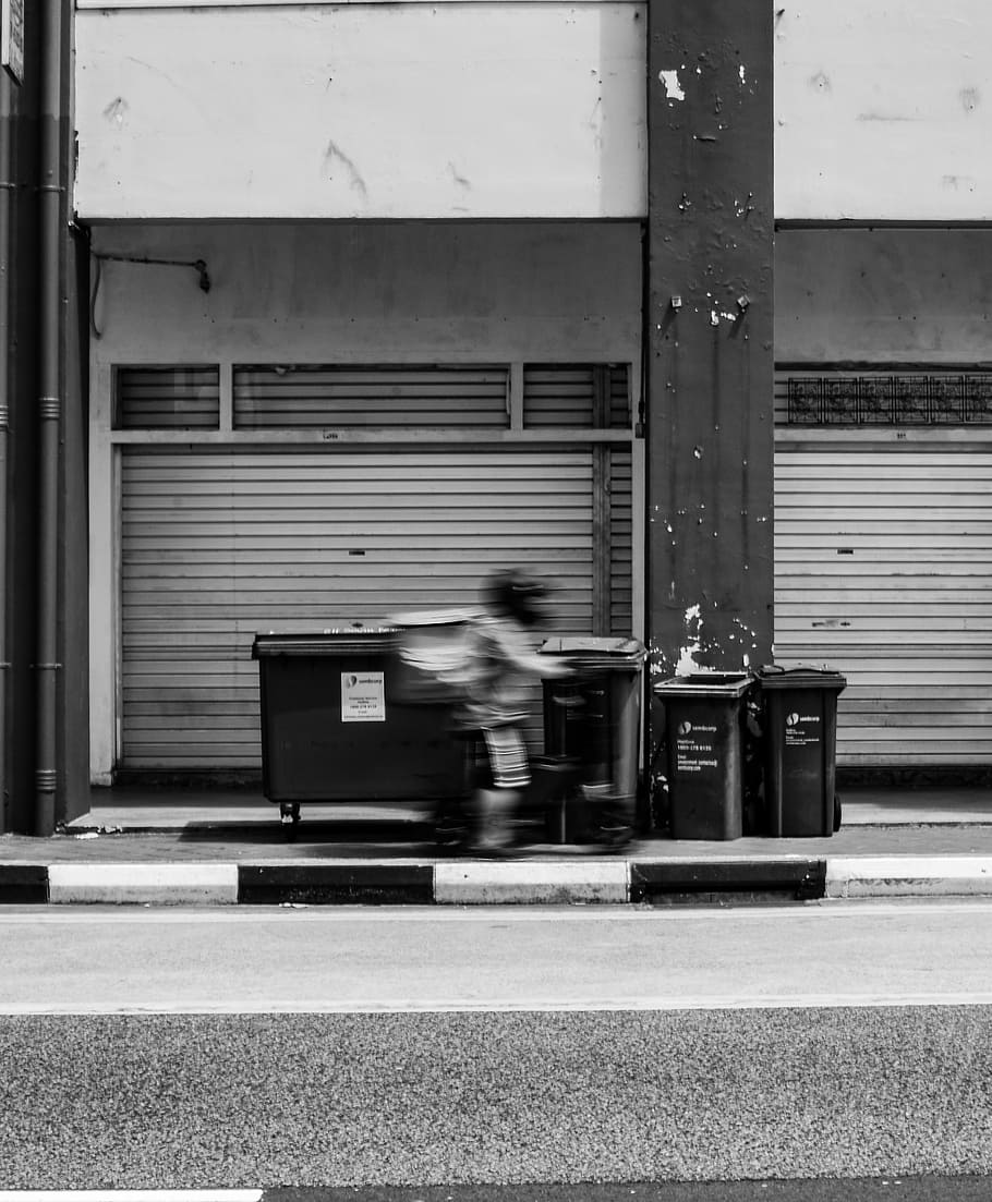 person riding scooter near building, fast, candid, iphone wallpaper HD wallpaper