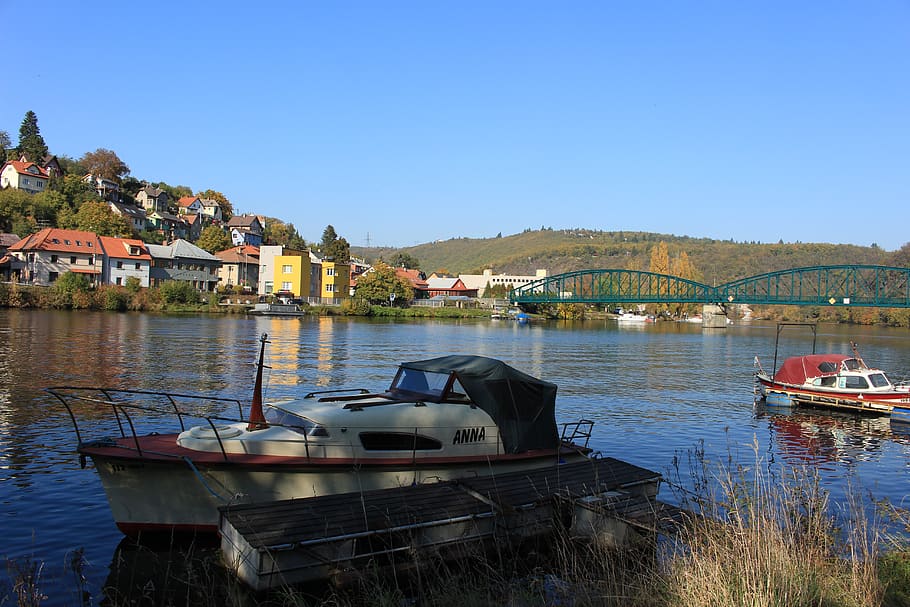 czechia, davle, water, transportation, nautical vessel, mode of transportation HD wallpaper