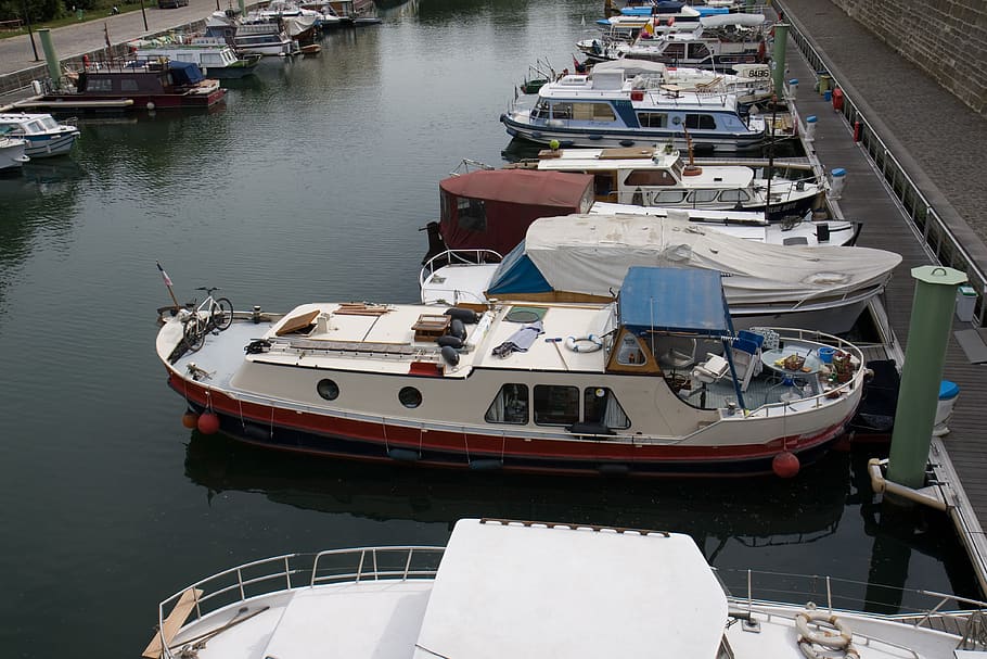 paris, boat, ship, mooring, boats, city, canal, saint-martin HD wallpaper