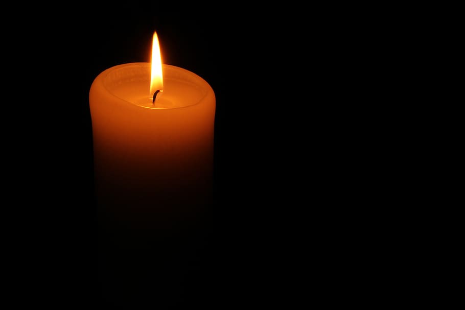 candle, flame, candlelight, fire, burn, birthday, heat, shining HD wallpaper