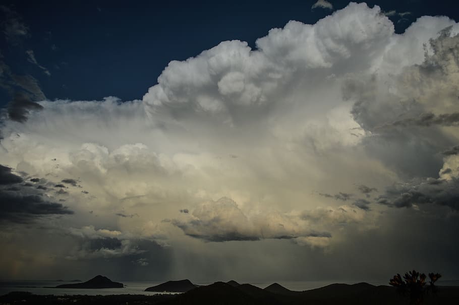clouds, nature, ocean, river, cloud - sky, beauty in nature HD wallpaper