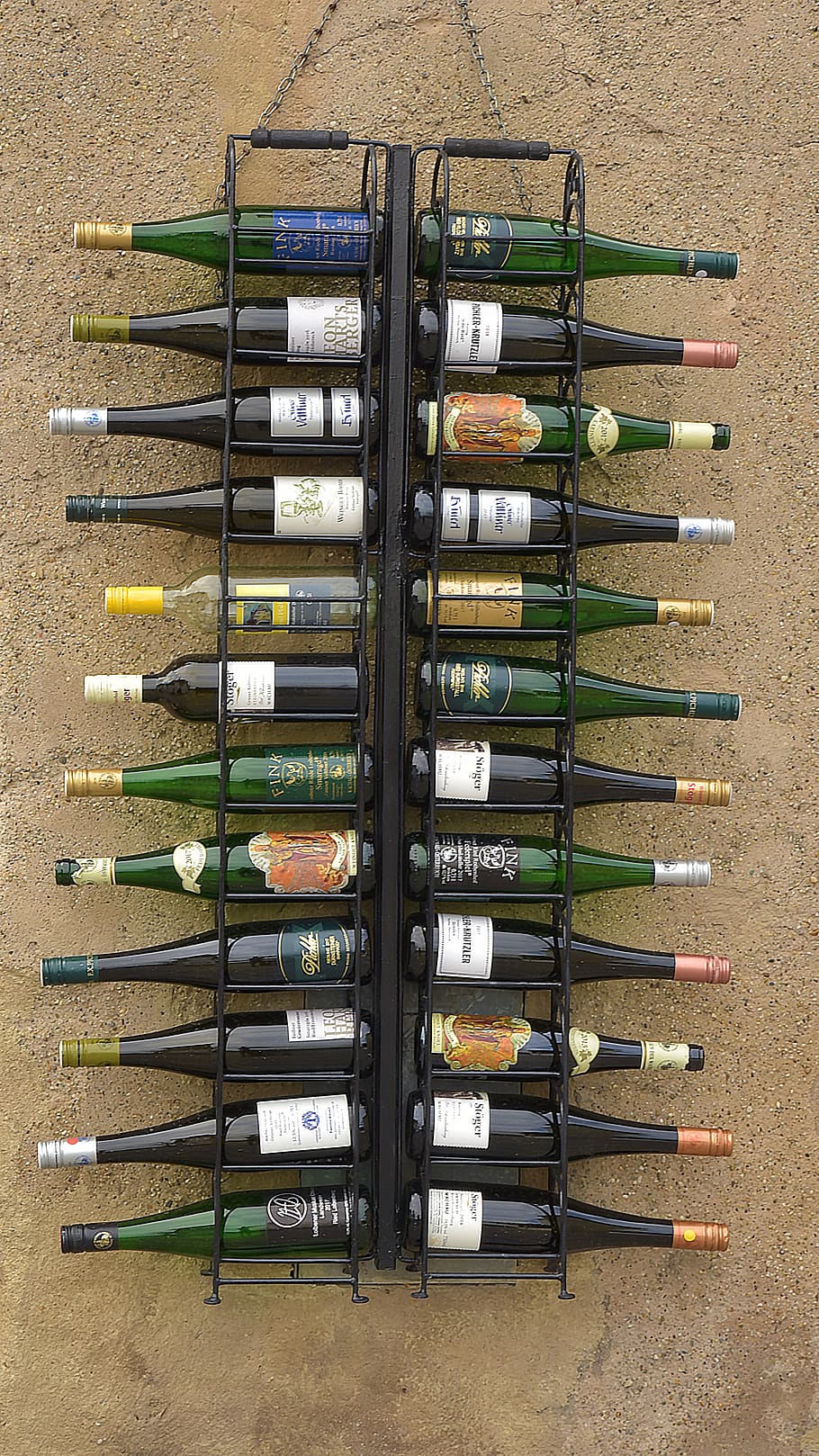 wine, austria, bottle, vineyard, wall, architecture, old, stone HD wallpaper