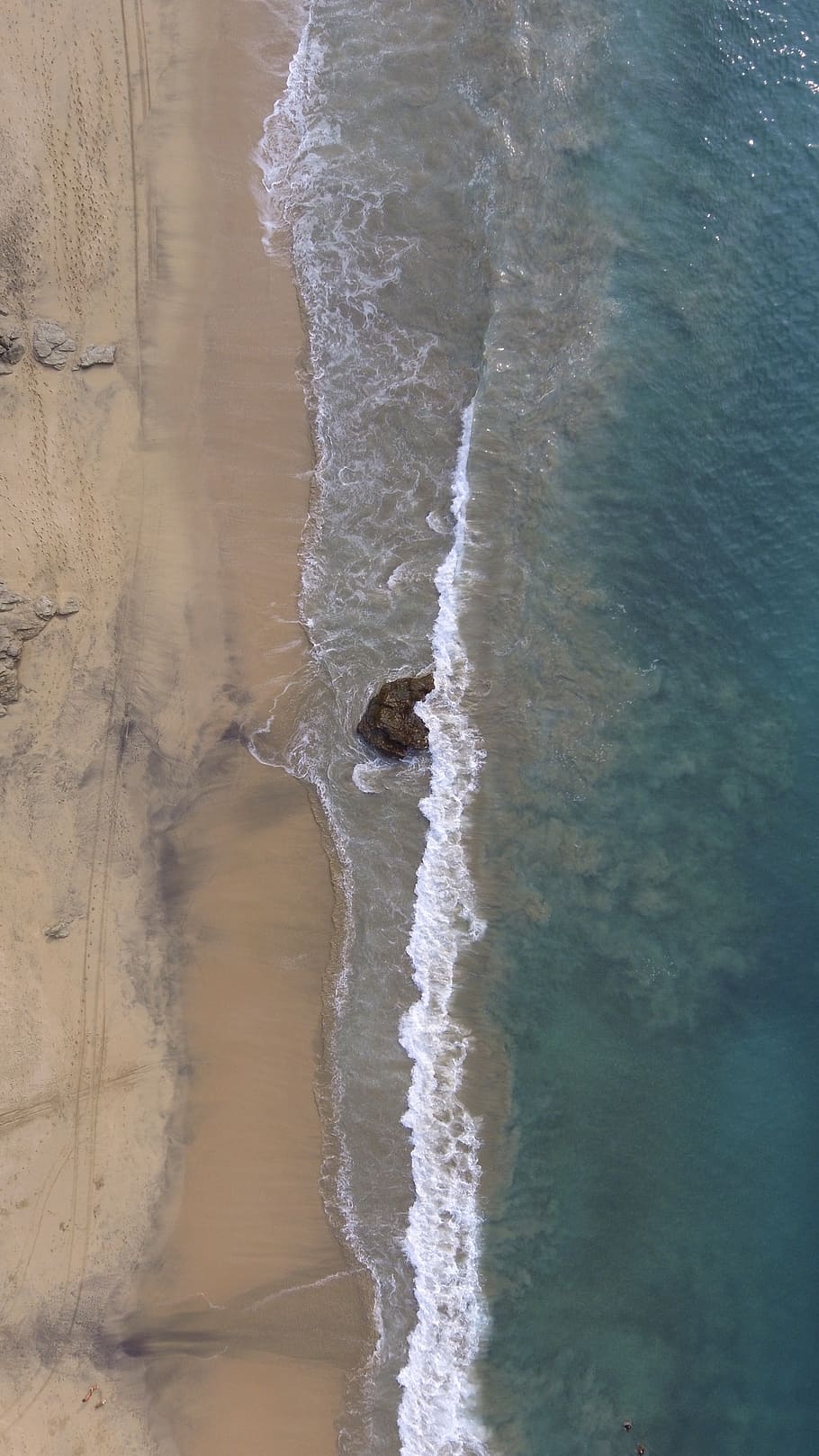 mazunte, mexico, playa, olas, drone, oaxaca, sea, motion, water