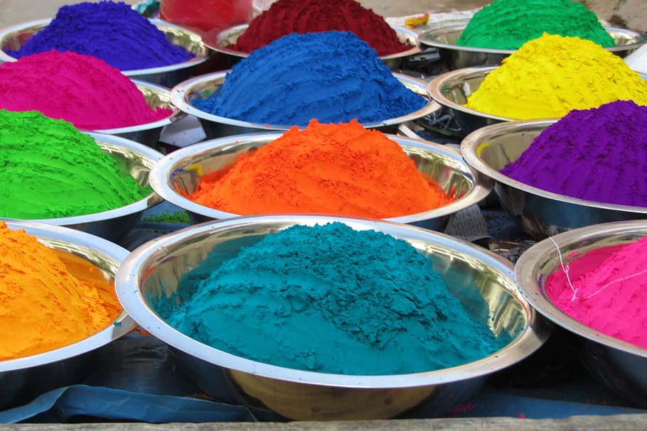 Indian Chalk, various, color, colorful, colors, colour, colours