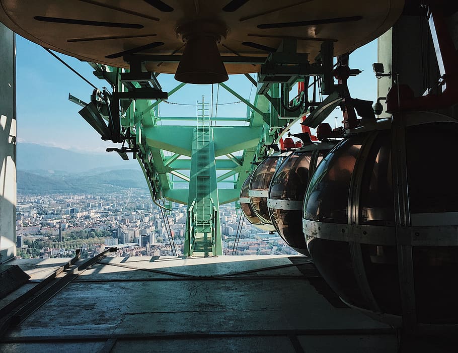 cable cars, transportation, boat, vehicle, machine, helicopter HD wallpaper