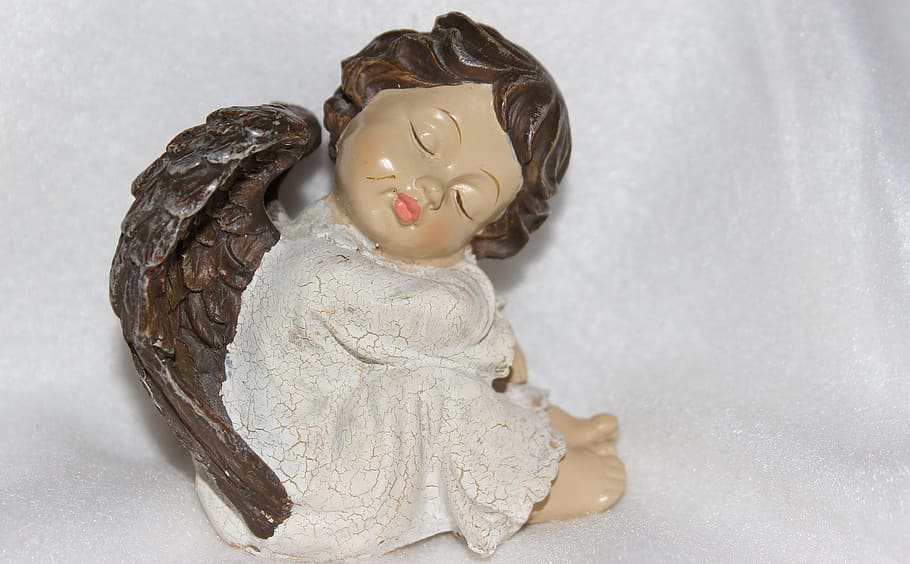 angel, fig, figure, object, sculpture, statue, human representation HD wallpaper