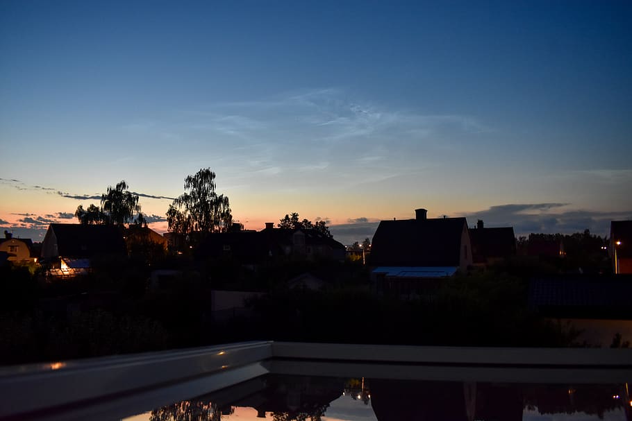 sweden, norrköping, clouds, sunset, night, special, cool, sky HD wallpaper
