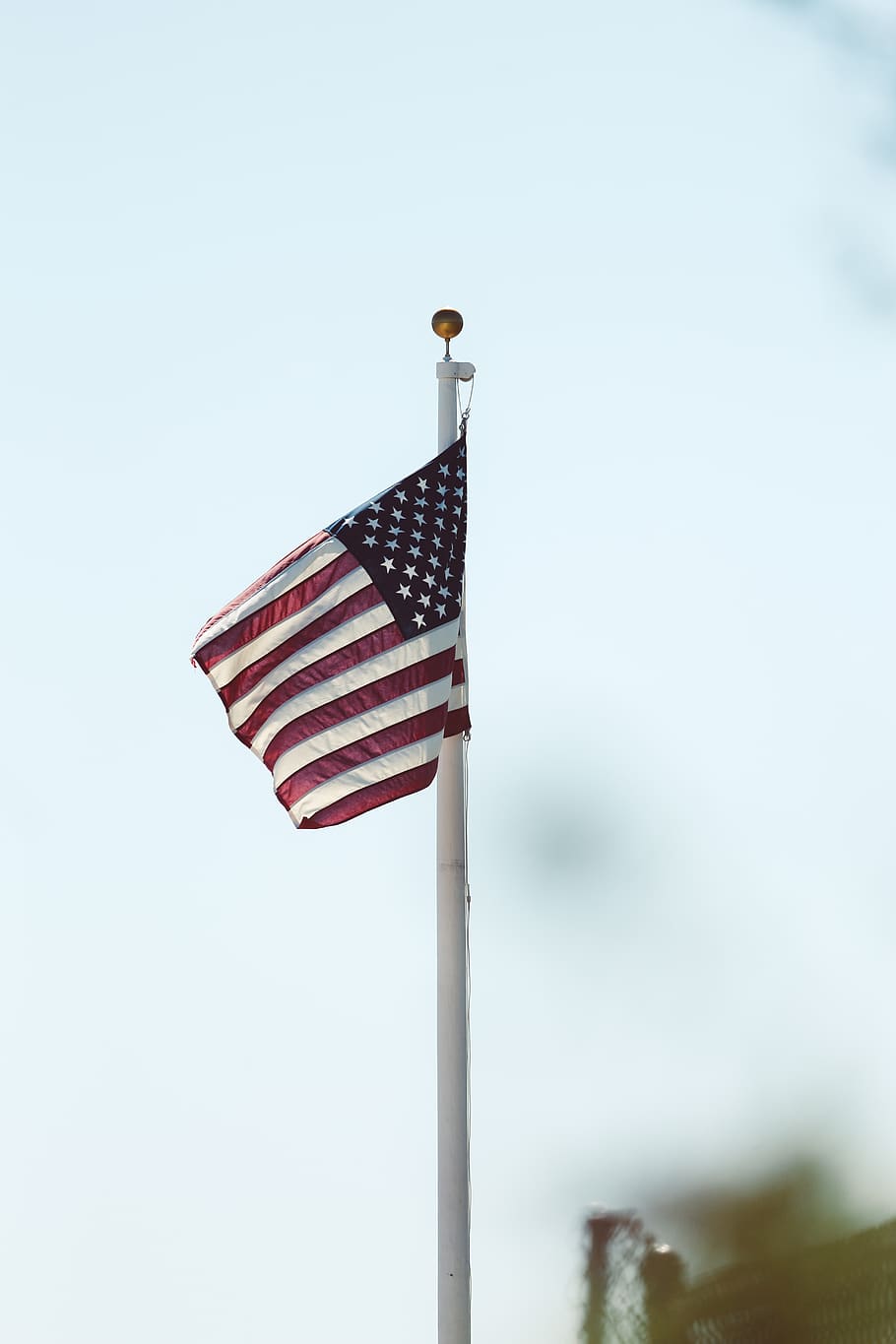 close up photo of U.S.A flag, symbol, american flag, usa, california, HD wallpaper