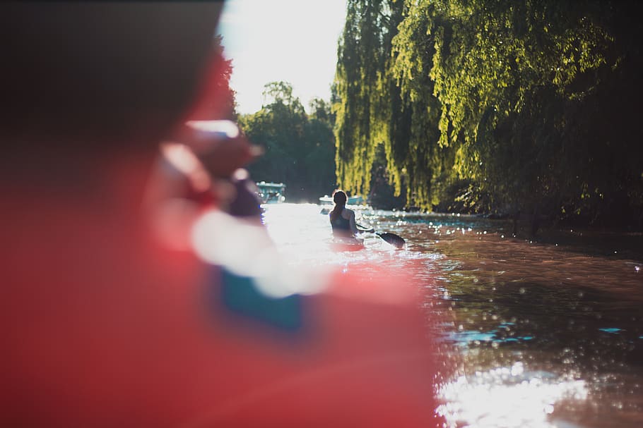 person riding kayak, boat, argentina, tigre, transportation, vehicle, HD wallpaper