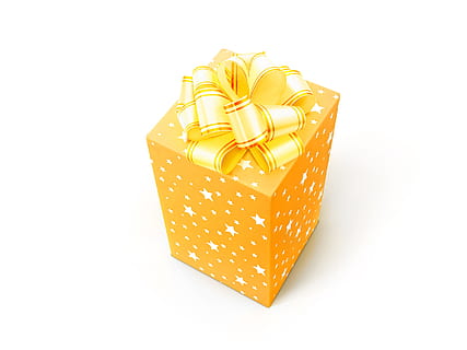 present, wrapping, isolated, decoration, bowing, anniversary HD wallpaper