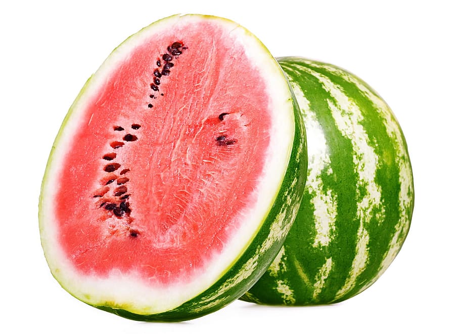 watermelon, slice, isolated, dessert, white, dietfood, sweetfood HD wallpaper