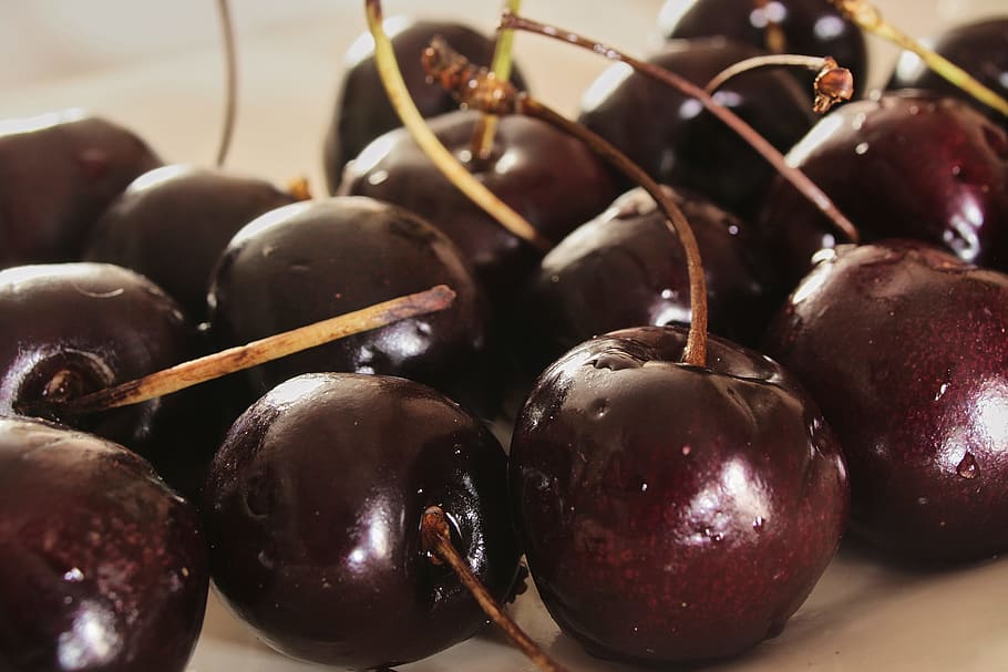 background, berry, cherry, cherry background, cherry fruit HD wallpaper