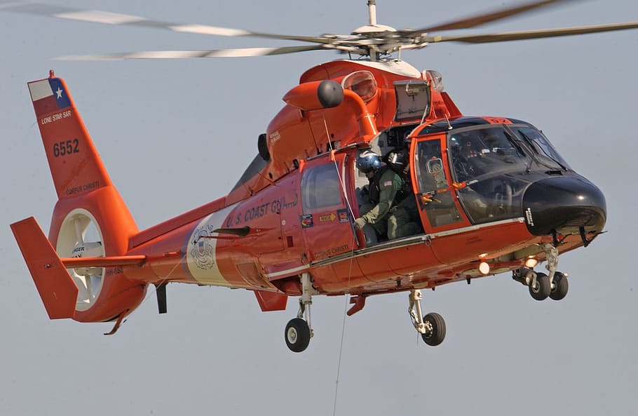 coast, guard, heli, helicopter, transport, flying, air vehicle HD wallpaper