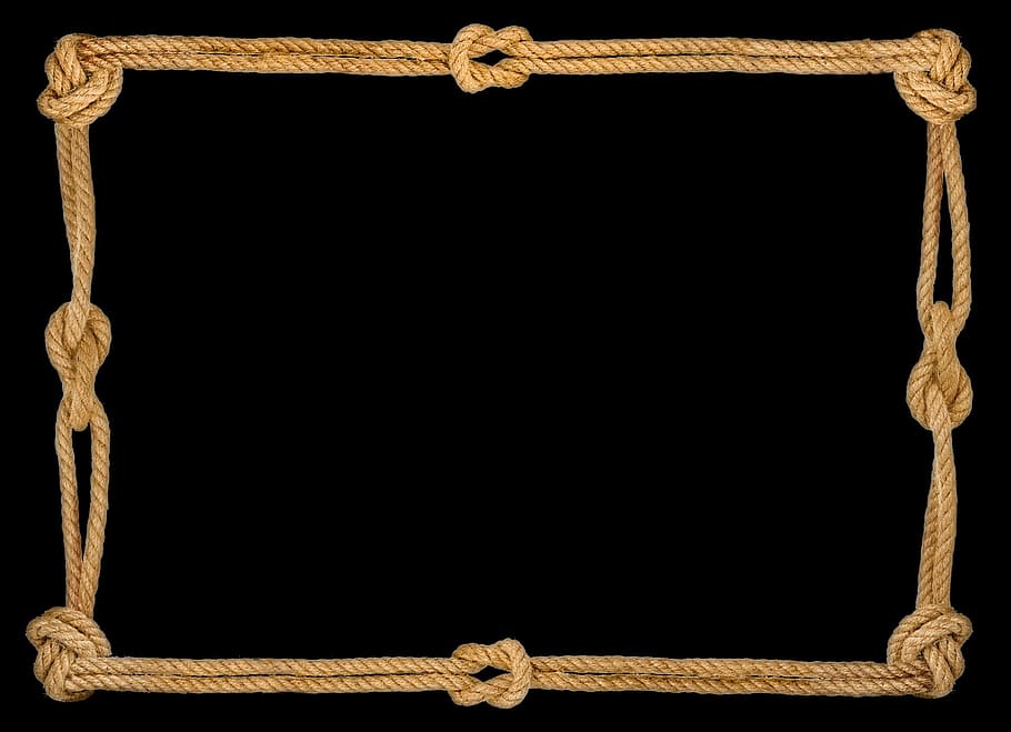 frame, framing, rope, object, knot, copy space, no people, backgrounds HD wallpaper