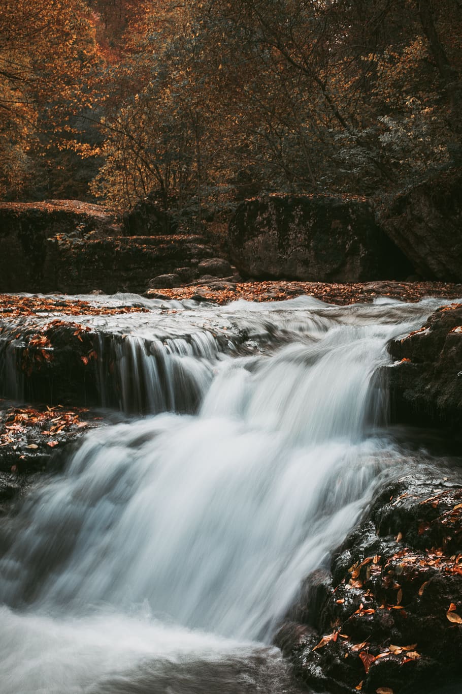 cascading waterfalls, nature, outdoors, river, yenokavan, armenia HD wallpaper