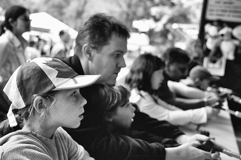 canada, ottawa, arcade, games, concentration, carnival, group of people HD wallpaper