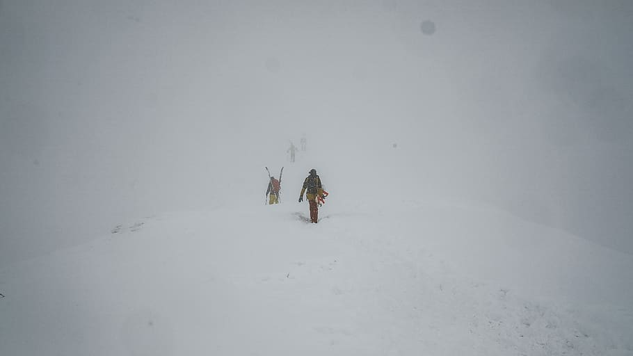 snowboard, mountain, white, japan, cold temperature, winter HD wallpaper