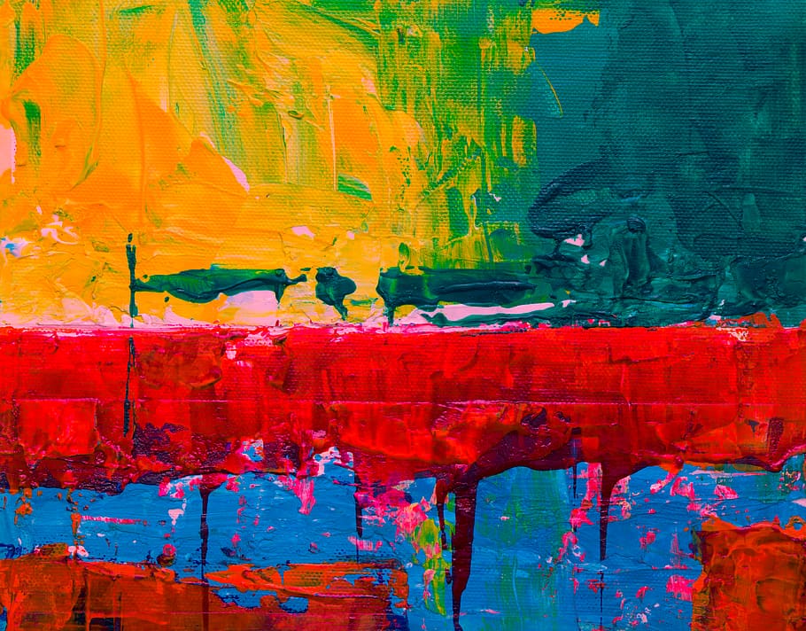paint, backgrounds, red, art and craft, full frame, creativity HD wallpaper