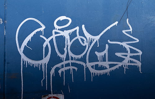 text, graffiti, tagging, thailand, bangkok, street art, blue HD wallpaper