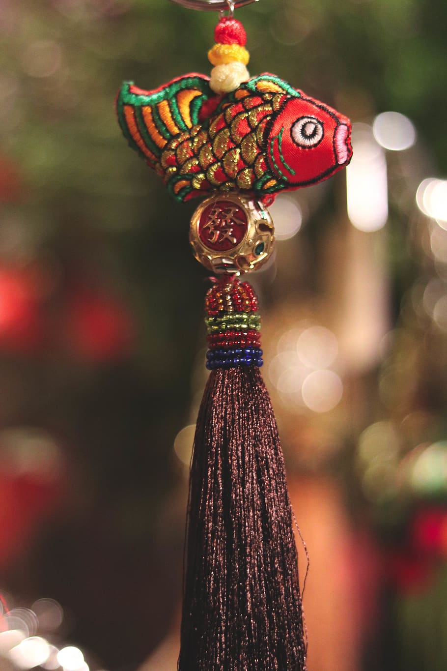 fish, chinese, knotting, focus on foreground, creativity, art and craft HD wallpaper