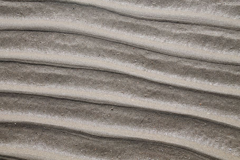 sand, beach, coast, beige, traces, ebb, backgrounds, full frame HD wallpaper