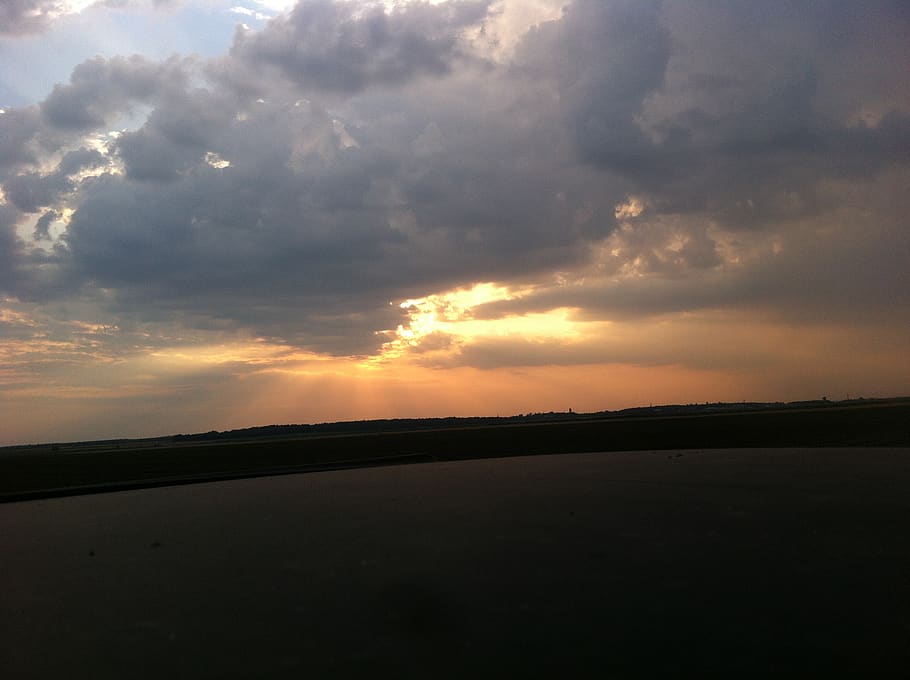 românia, râmnicelu, sky, cloud - sky, sunset, scenics - nature HD wallpaper
