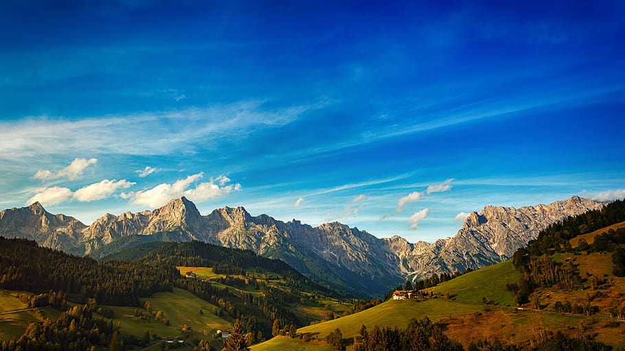 Landscape Photography Of Mountains, daylight, HD wallpaper, nature HD wallpaper