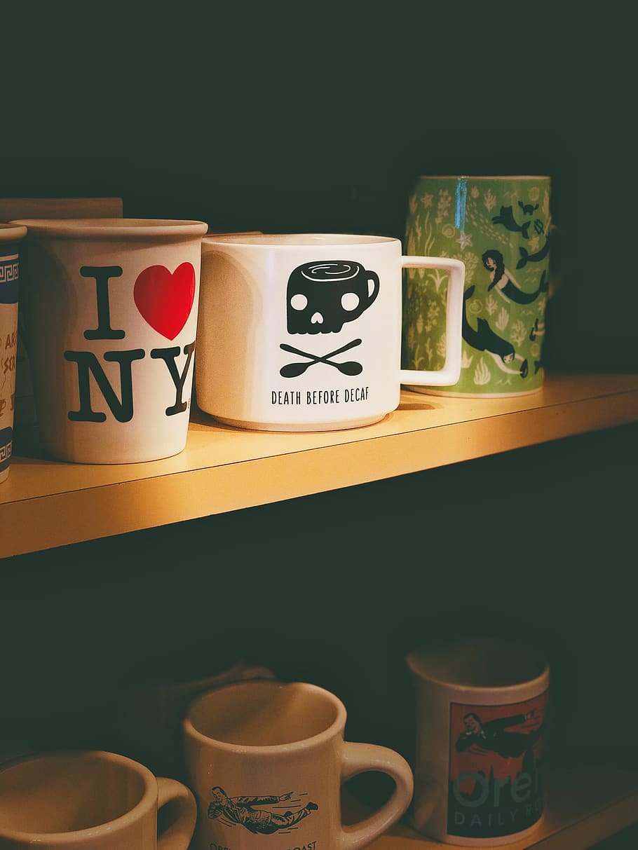 coffee, new york, cup, mug, indoors, still life, coffee cup HD wallpaper
