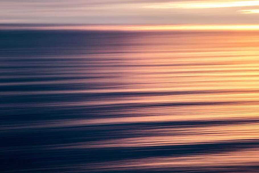 seascape photography of waves, coast, minimal, ocean, motion HD wallpaper