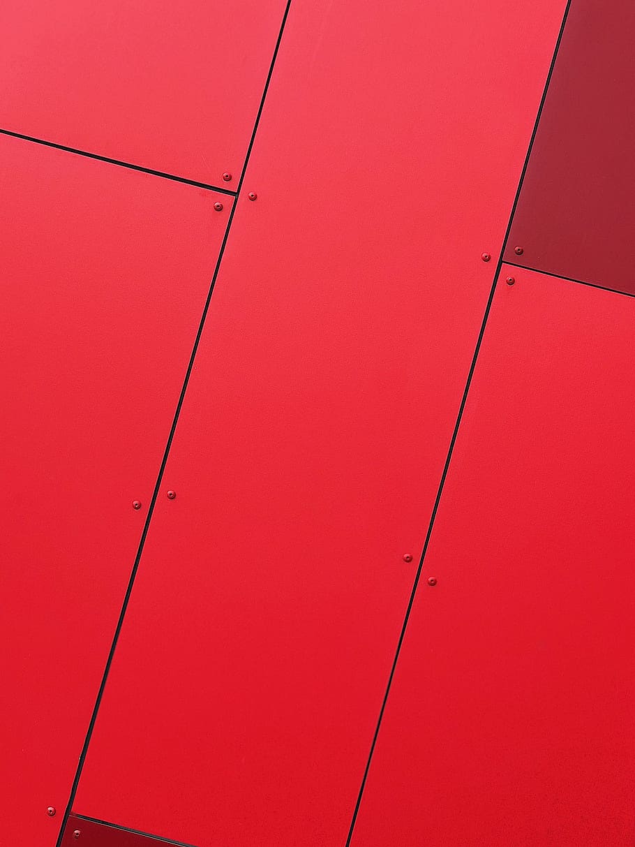 architecture, building, siding, facade, exterior, rivet, red HD wallpaper