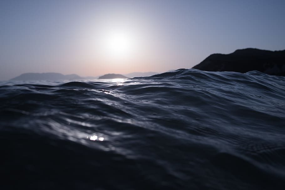 sea waves, water, beauty in nature, sky, scenics - nature, no people HD wallpaper