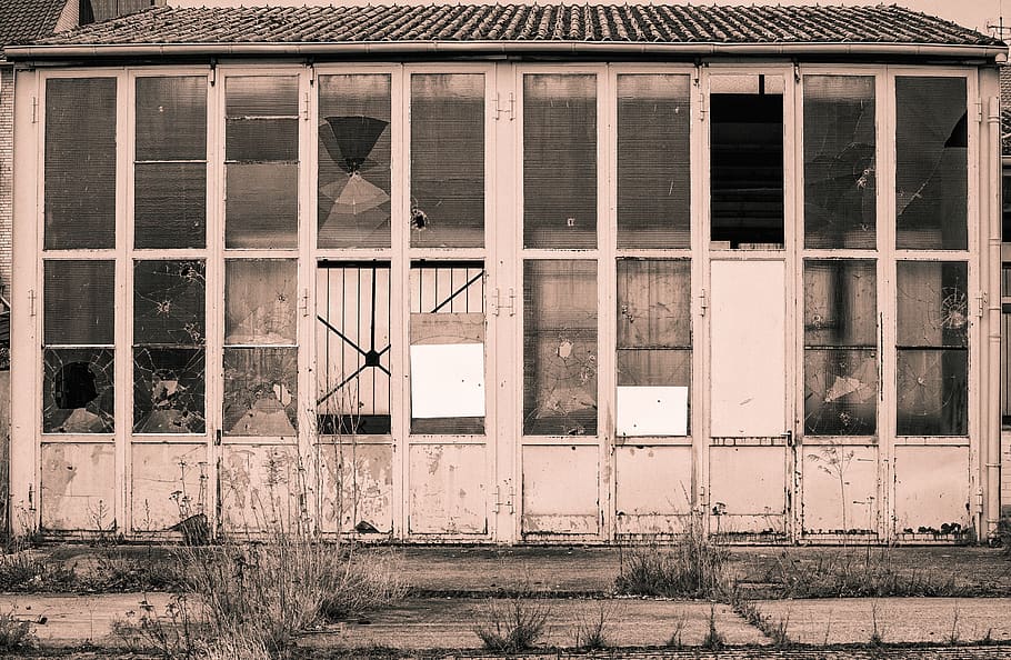 hall, old, abandoned, architecture, ruin, lapsed, decay, broken HD wallpaper