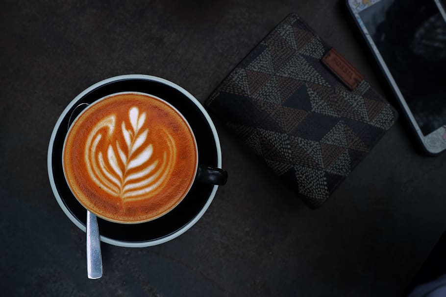 Cappuccino in Mug, beverage, break, caffeine, close-up, coffee HD wallpaper