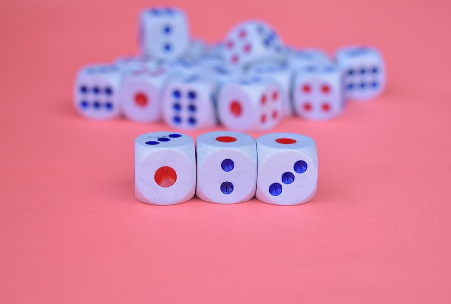 dices, cubes, luck, gambling, series, random, square, color HD wallpaper