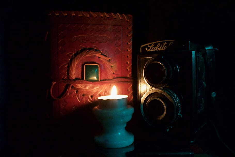 electronics, camera, fire, candle, flame, lighting, diwali HD wallpaper