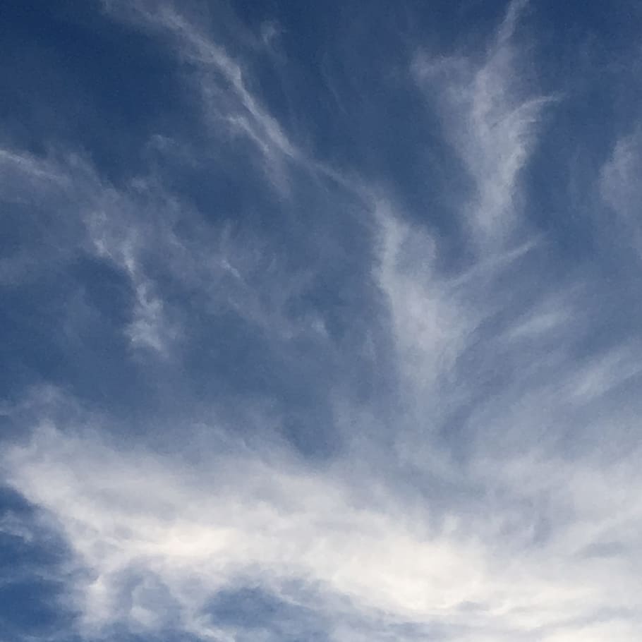 Blue Sky, daylight, heaven, sunny, cloud - sky, cloudscape, backgrounds HD wallpaper