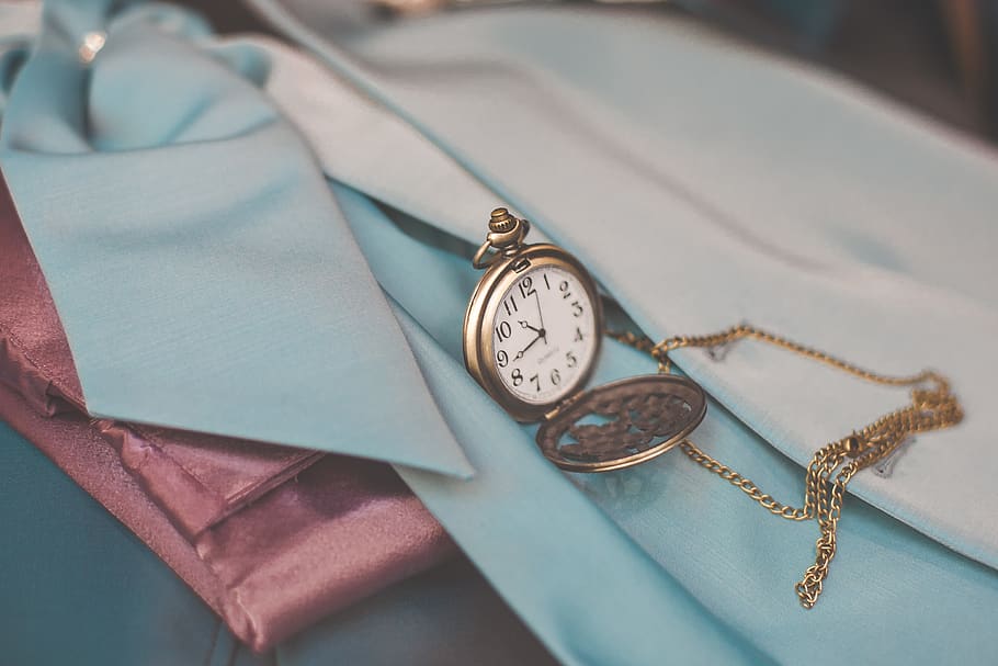 opened pocket watch, time, clock, instrument of time, indoors HD wallpaper