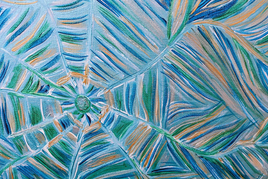 canvas, abstract, pattern, color, colorful, blue, painting HD wallpaper