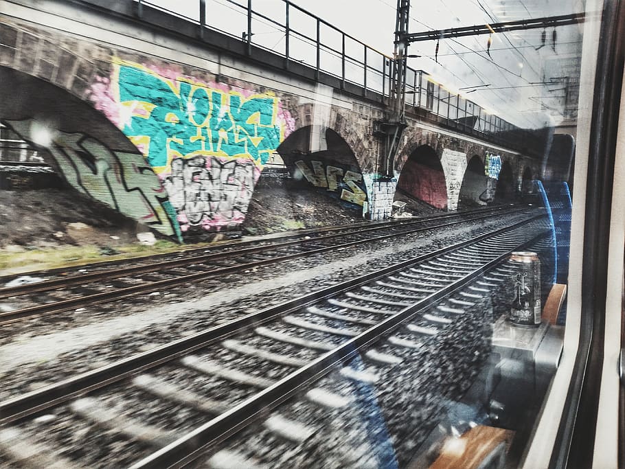 germany, cologne, rail transportation, track, railroad track HD wallpaper