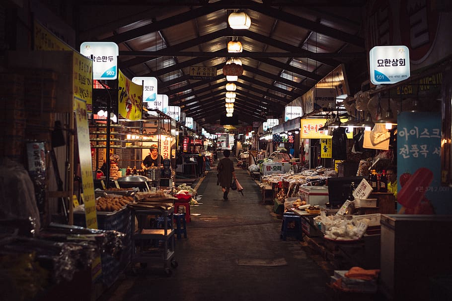item lot, retail, market, group of people, shopping, market stall HD wallpaper