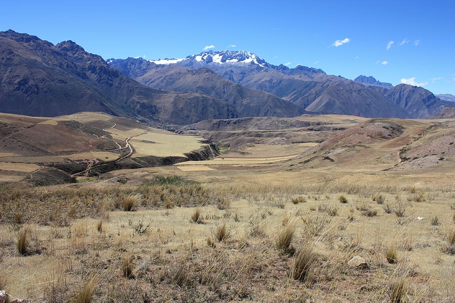 peru, andes, mountains, inca, tourism, scenic, nature, landscape, HD wallpaper