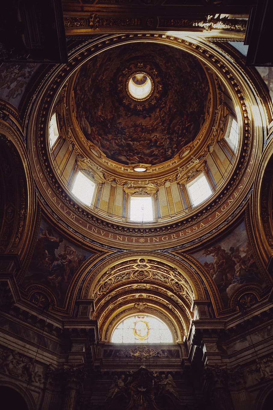 Architectural Photography Of Ceiling, architecture, basilica HD wallpaper