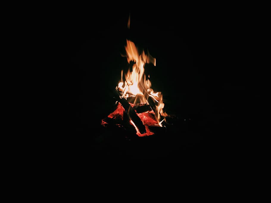 perú, urubamba, color, fire, nature, contrast, red, burning HD wallpaper