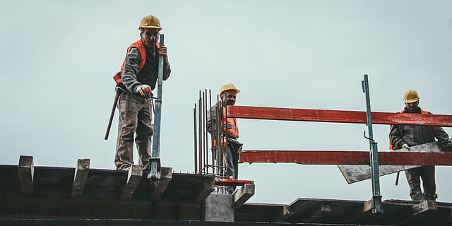 construction, human, the work, people, architecture, wall, house building HD wallpaper