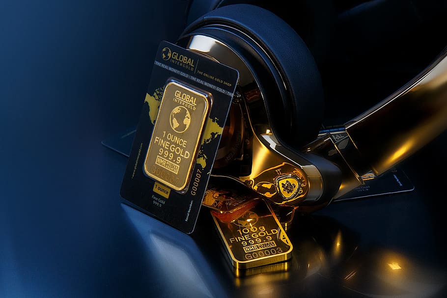 gold, sticker, design, ounce, shiny, studio shot, indoors, no people HD wallpaper